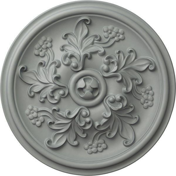 Ekena Millwork Katheryn Ceiling Medallion (Fits Canopies up to 2 1/8"), 14 1/2"OD x 2 3/4"P CM14KT